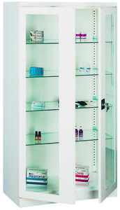 Kétajtós gyógyszertároló szekrény Med-Sml-103