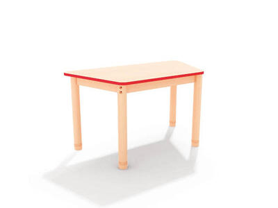 Beni trapéz alakú óvodai asztal-2