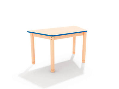 Beni trapéz alakú óvodai asztal-1