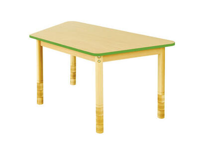 Beni trapéz alakú óvodai asztal-0